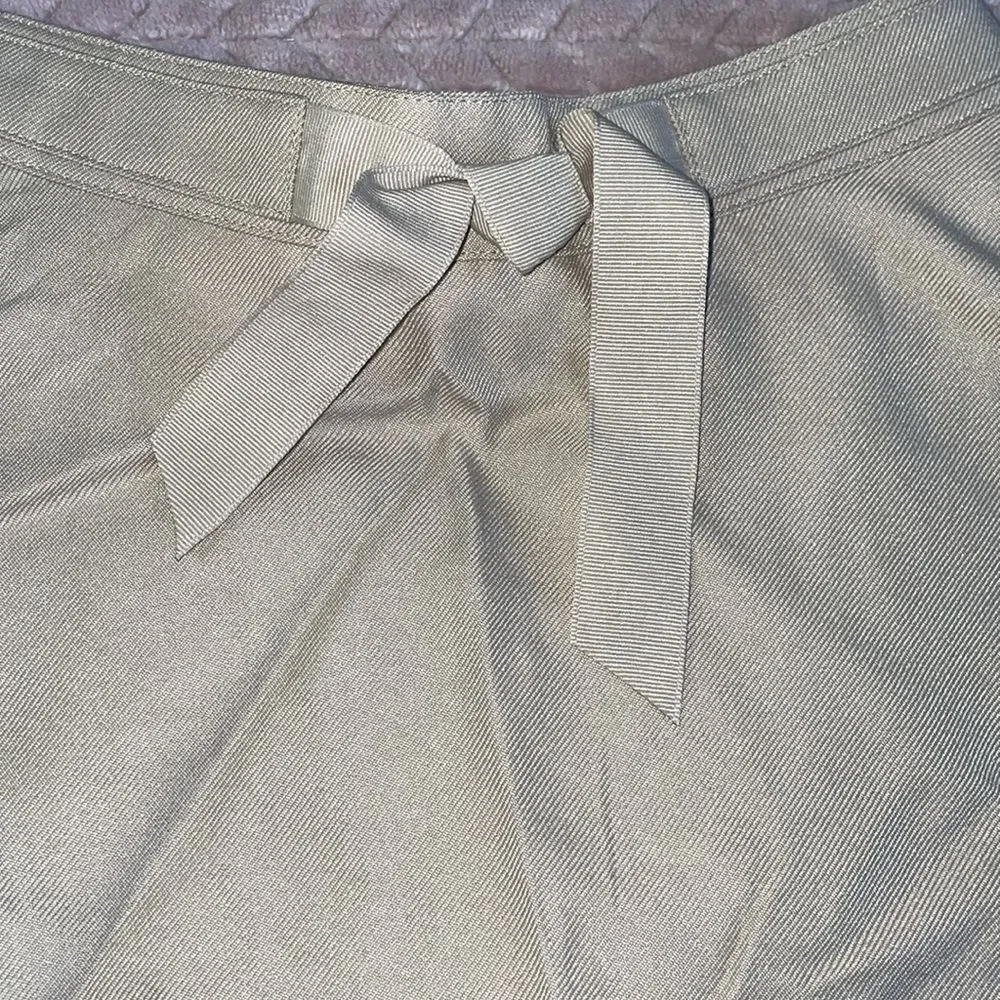 Izod Girls School Uniform Khaki Flare Skirt - Picture 2 of 4